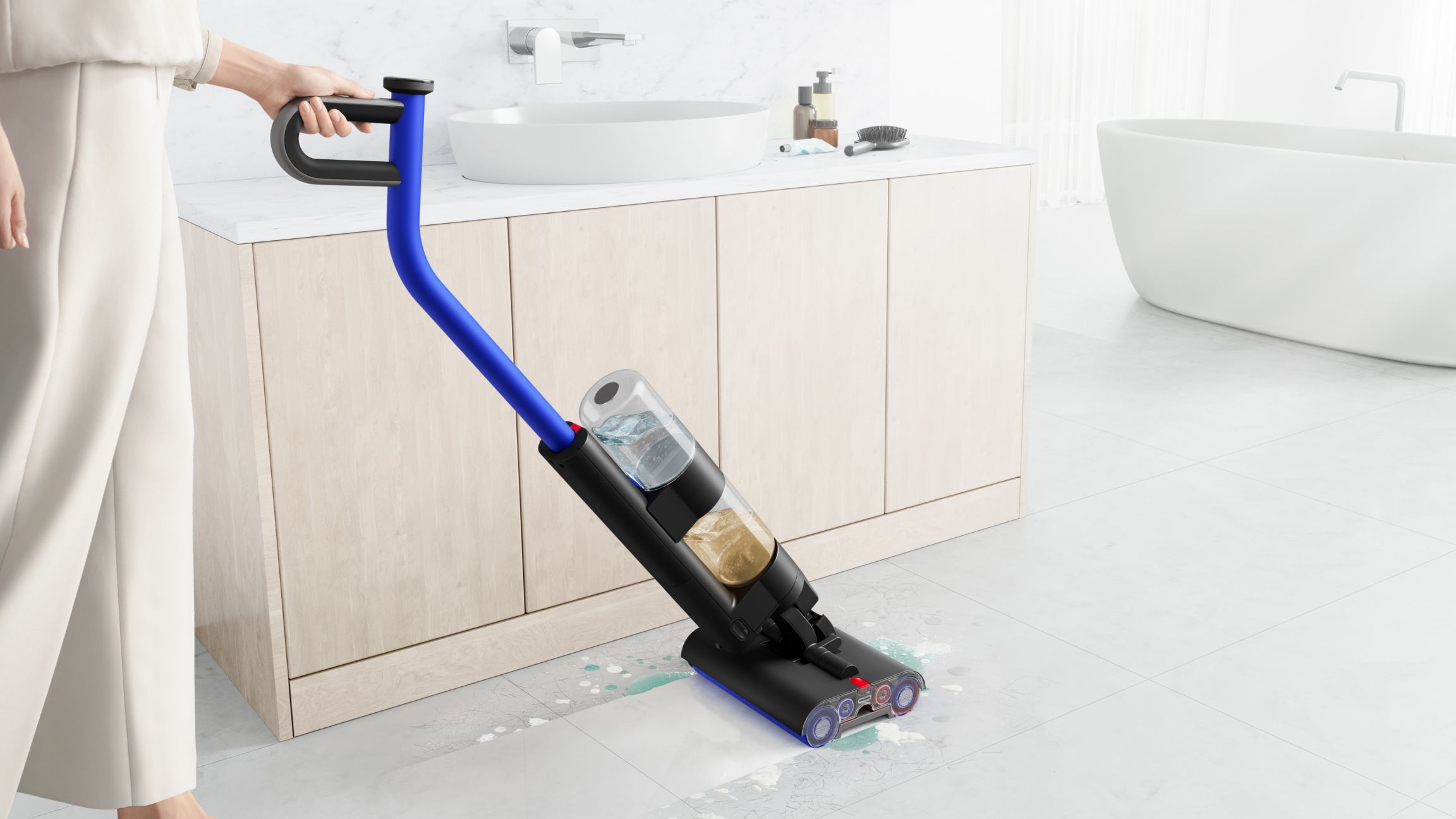 Dyson WashG1™ wet cleaner (Matte Black/Ultra Blue)